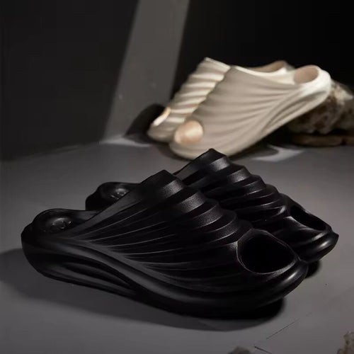 Men Anti-slip EVA Summer Sports Slippers Male Soft Breathable Flat Sandals Boy Outwear House Indoor Home Shoes Footwear